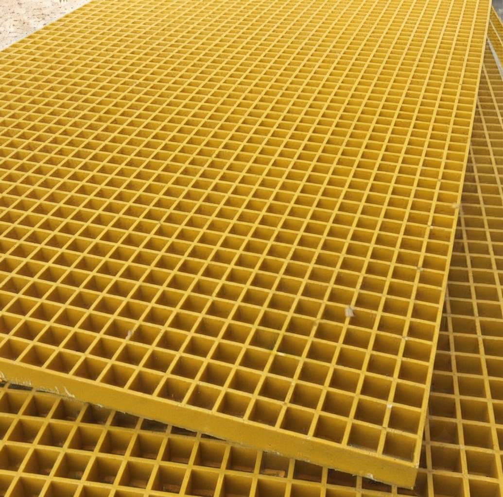 FRP Gratings FRP moulded grating panel supplied by Grandform Fiber