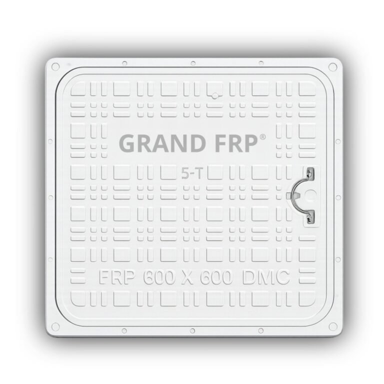 GRAND FRP 600 x 600 mm DMC FRP manhole cover, 5 ton load